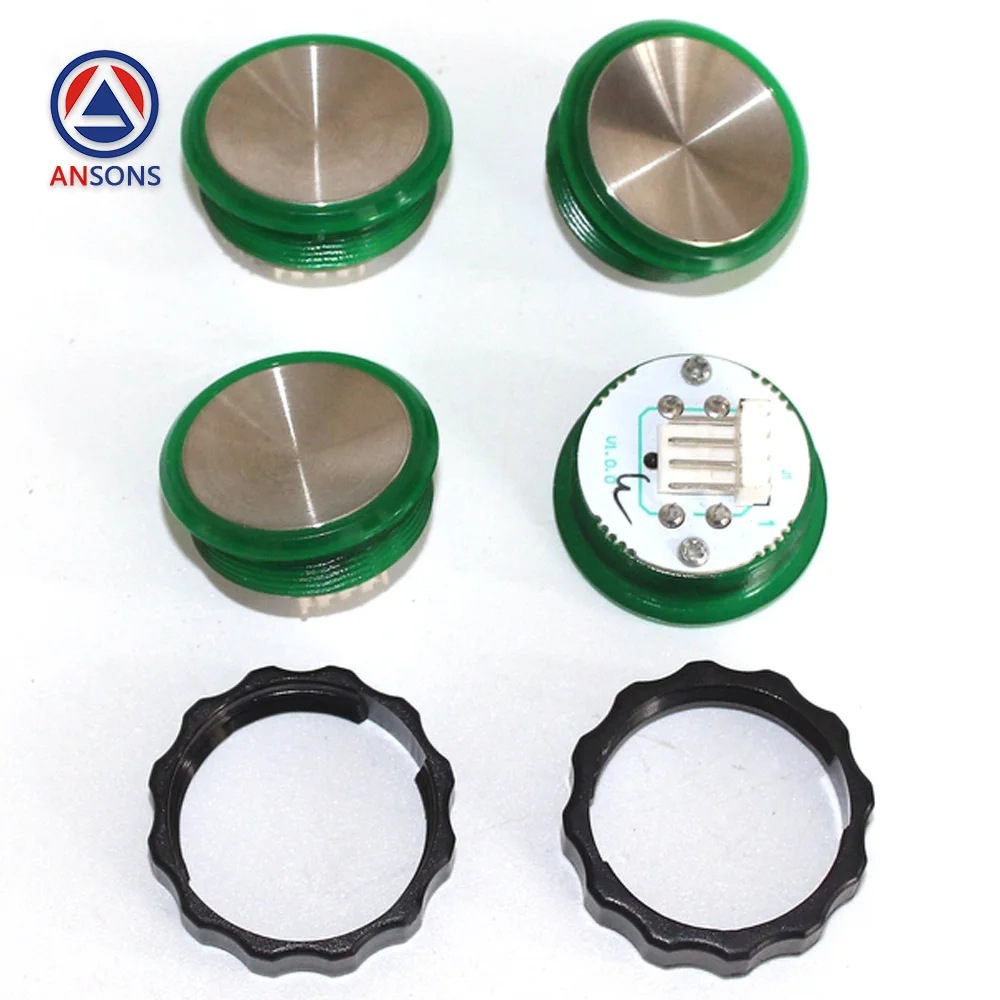 BR27C OTIS مصعد زر انتقاد بطاقة الضوء الأبيض 27 ملم قطع غيار المصاعد Ansons #1