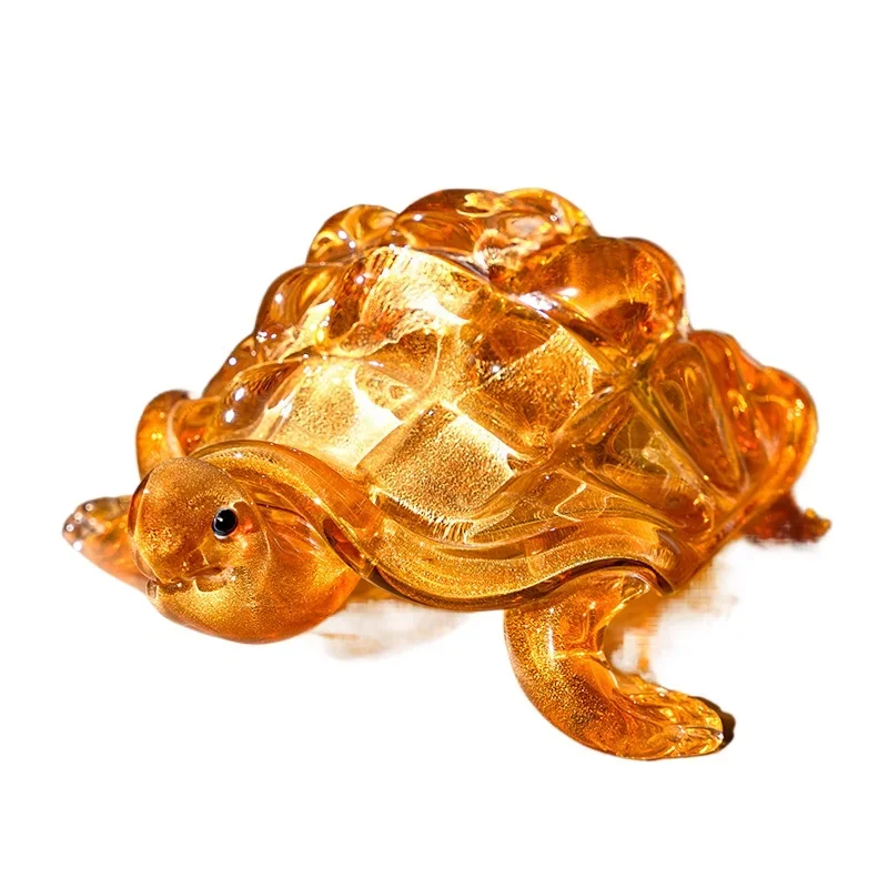 24K gold crystal ornaments, high-end living room, light luxury style, niche housewarming, a must-have gift-giving home