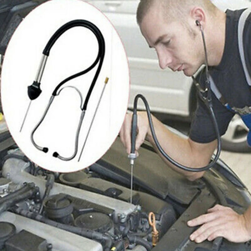 Car Engine Block Diagnostic Auto Cylinder Stethoscope - Mechanics Automotive Hearing Tool For Vehicle Maintenance And Repair 1P