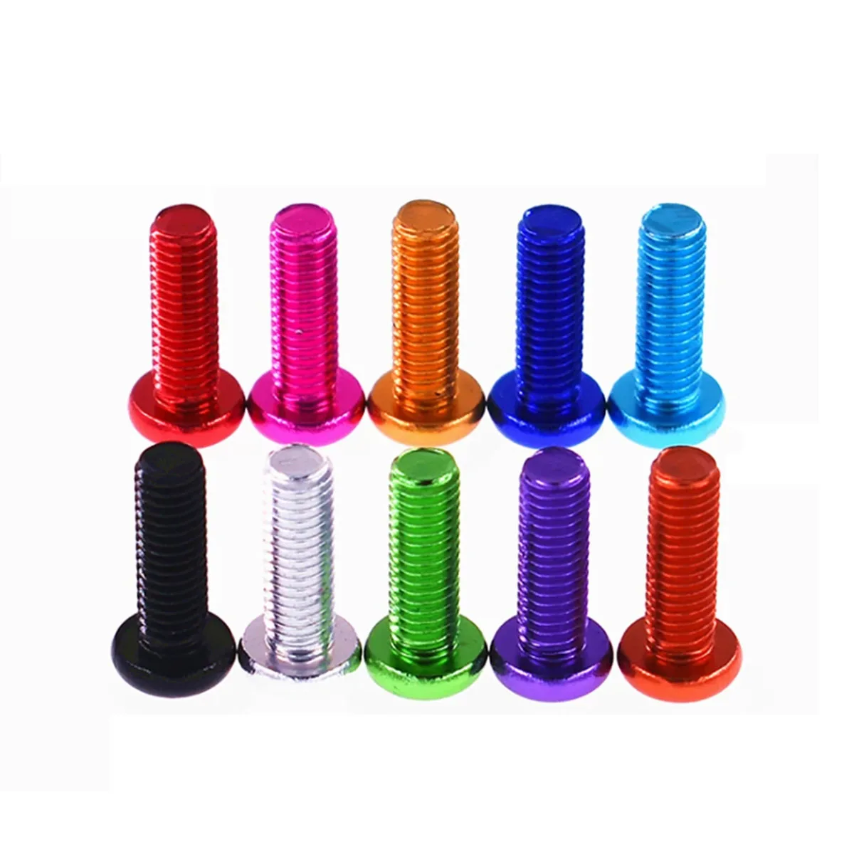 

Allen socket Screw Colourful Aluminum Alloy Hex Hexagon Socket Round Button Head Machine Screw Bolts M3 M4 M5 M6