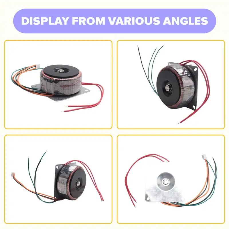 Mar.300W Dual 24V Dual 12V Ring Type A Class Cattle Toroidal Transformer Front Andrear Stage Power Amplifier