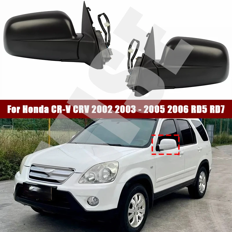 

Для Honda CR-V CRV 2002 2003 2004 2005 RD5 RD7 зеркало заднего вида в сборе с подогревом внешняя сторона 3 провода 5 проводов