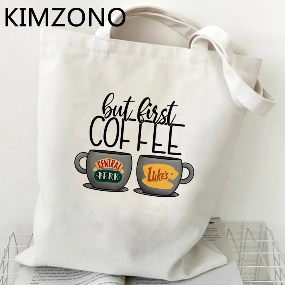 Gilmore Girls shopping bag cotton reusable shopper canvas tote shopping bag bolsa compra tote ecobag net sacolas