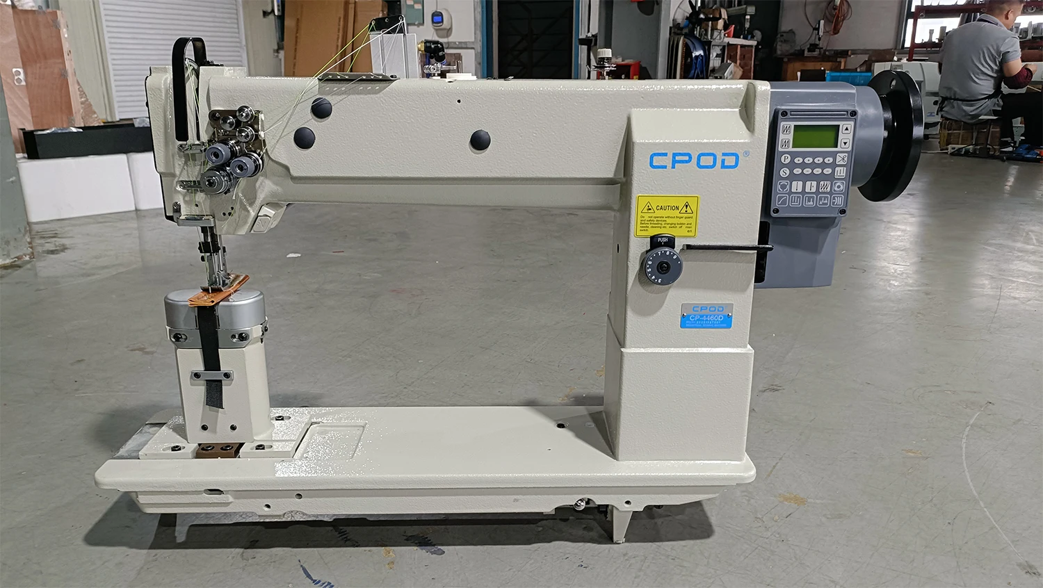 CP-4460D CPOD Single and Double   Post-Bed Compound Feed Heavy-  Leather Industrial Sewing Machine