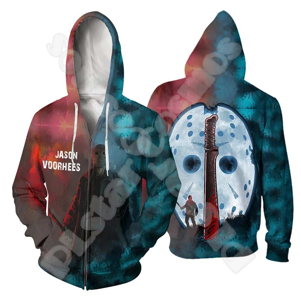 Halloween Michael Myers Horror Terror Movie Vintage Funny Retro Streetwear 3DPrint Harajuku Pullover Casual Jacket Hoodies X25