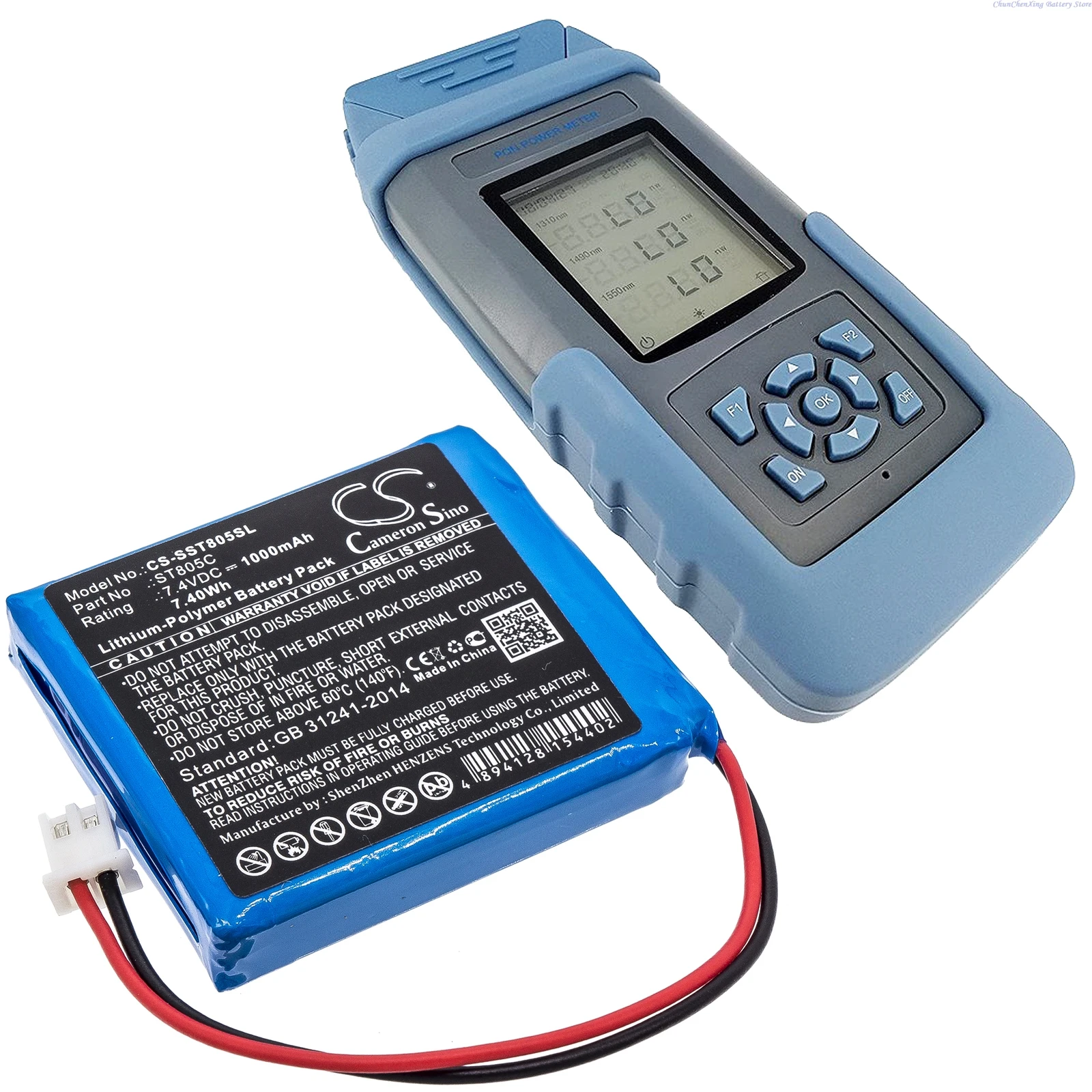 

Cameron Sino 7.4V 1000mAh Battery for Senter ST805C +TOOL