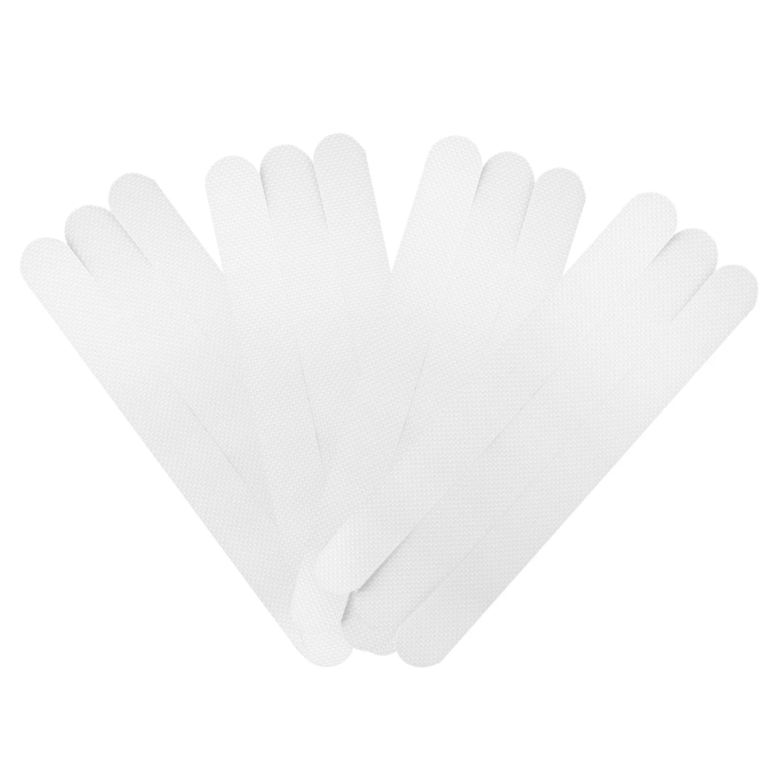 12 قطعة شرائط مضادة للانزلاق غير قابلة للانزلاق سطح محدب مقعر لأحواض الاستحمام 2 سنتيمتر X 20 سنتيمتر شرائط مضادة للانزلاق لاصقة حمام معالجة #3