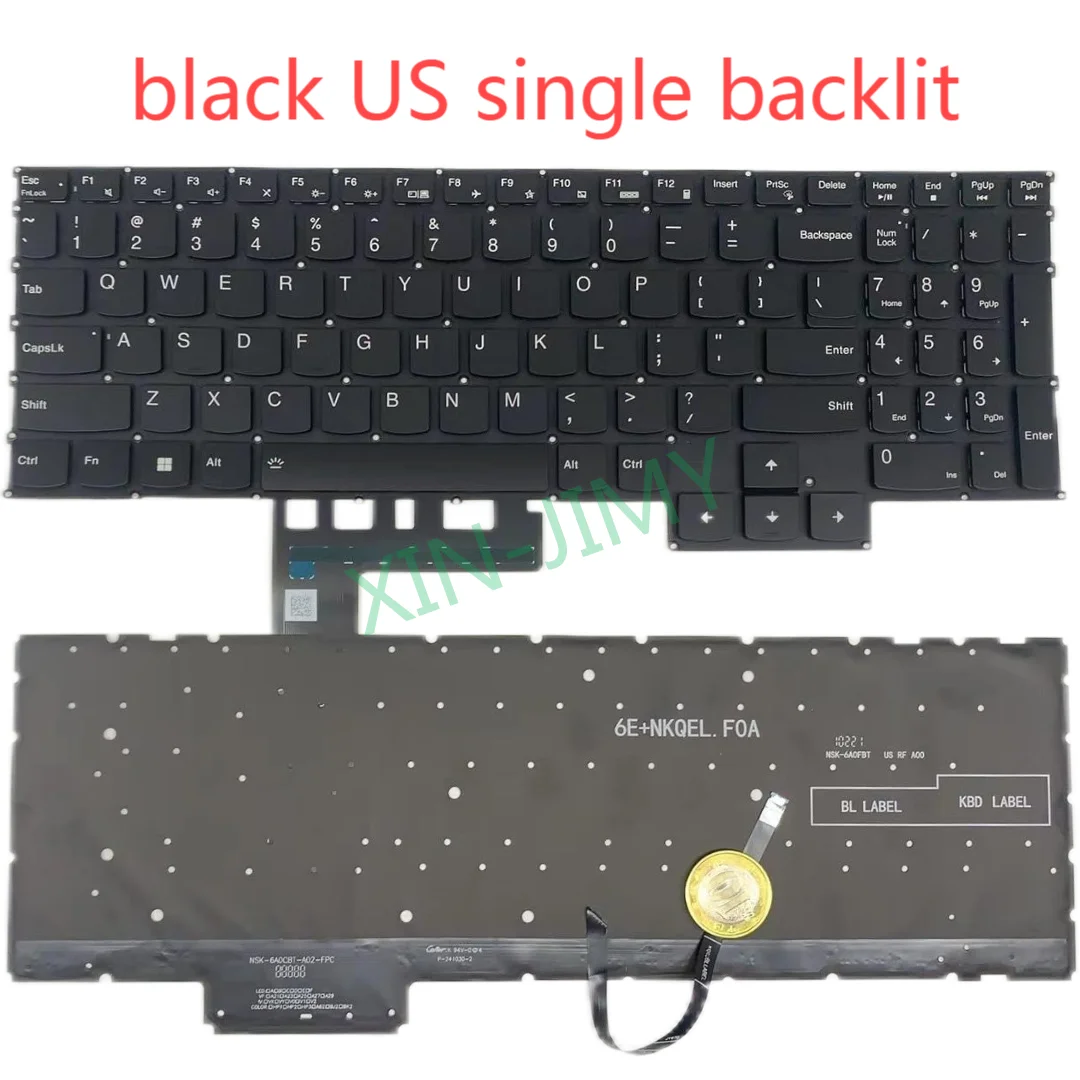 5-16IRX8 RGB Backlit Keyboard for Lenovo Legion Pro 5 16IRX8 16ARX8, 5-16IRX8 5-16ARX8 82WM 5CB1L30890 5CB1L30862