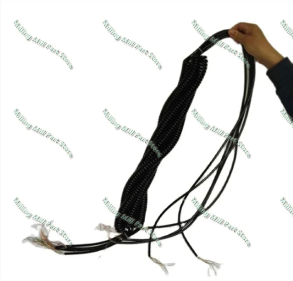 Cabo enrolado para codificador portátil CNC espiral de mola gerador de pulso manual MPG 12, 15, 16, 17, 18, 19, 21 núcleos, atacado