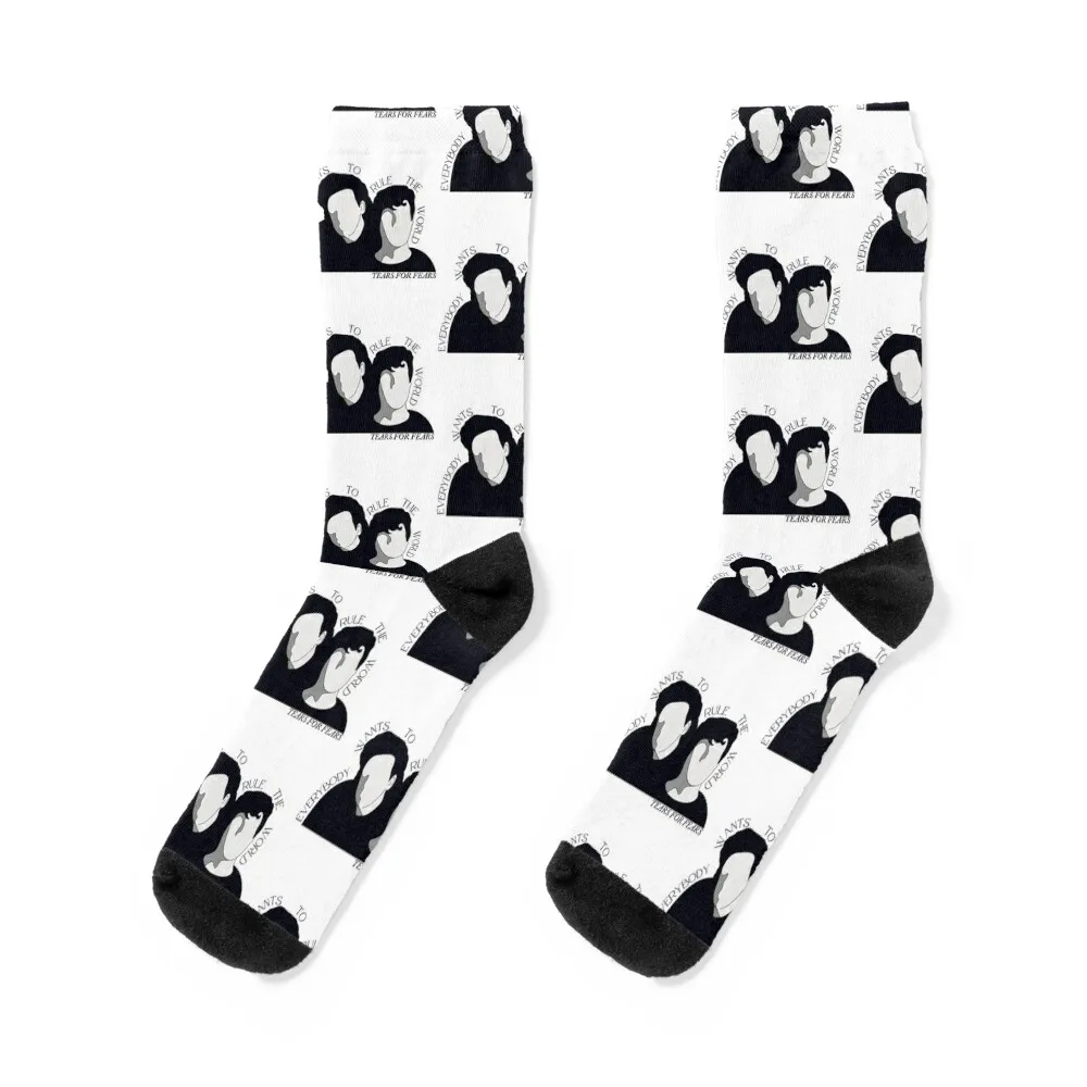 

Tears For Fears Socks colored with print man cute Socks For Man Women's