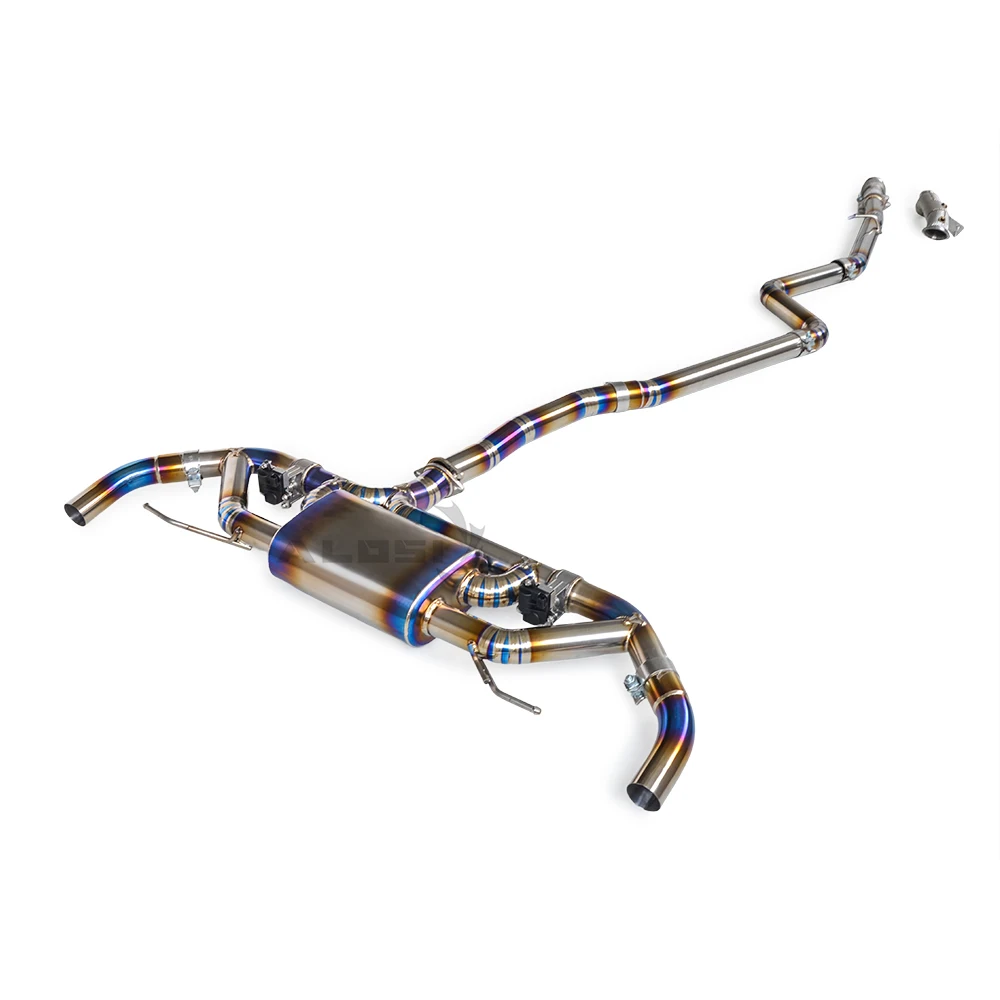 

Car Exhaust System for Mercedes Benz GLC260 GLC300 2.0T 2015-2021 performance titanium alloy Valve Tuning Cat back Exhaust Pipe