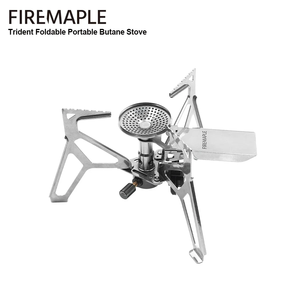 

Fire-Maple Trident Foldable Furnace Cassette Portable Outdoor Cooking Windproof Butane Gas Stove 2200W for Camping Hiking