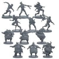 TRPG board game ZOMBICIDE 2ND EDITION miniatures Skateboarder Robber BULLFIGHTER LUCHADOR WELDER KICKSTARTER EXCLUSIVE figures