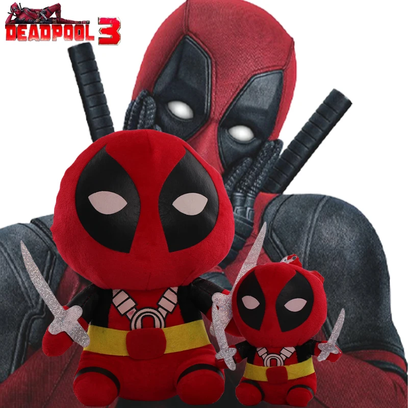 11-23Cm/Deadpool 3 Anime Plush Doll New Cartoon Plush Doll Doll Children Plush Toy Backpack Pendant Decoration Birthday Gift