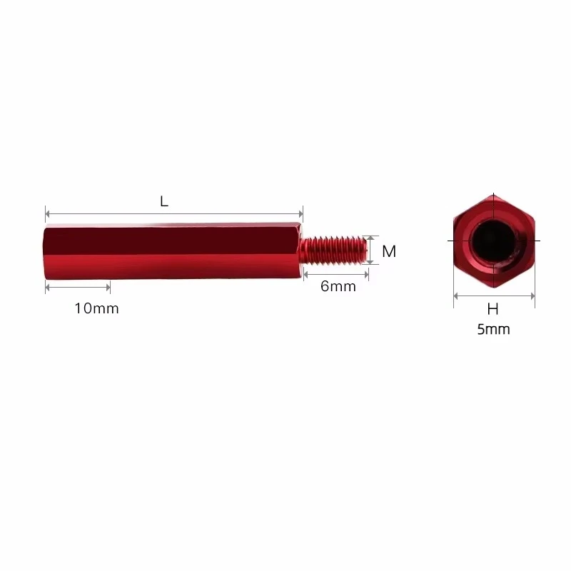 10PCS M3 Aluminum Alloy Standoff PCB Support Male Female Hex Board Spacing Screw Column Pillars Spacers Bolt