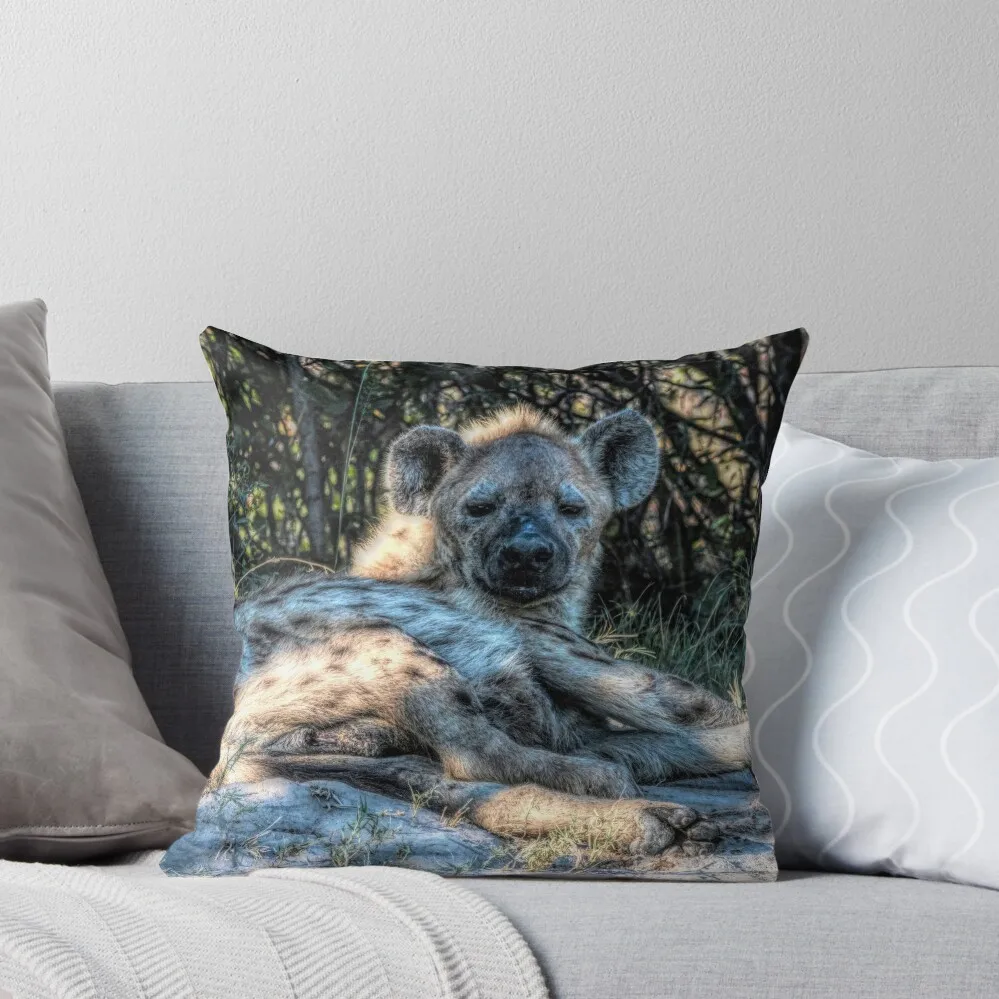 Spotted Hyena Throw Pillow Pillow Covers Decorative Decorative Cushions For Luxury Sofa covers for pillows pillow