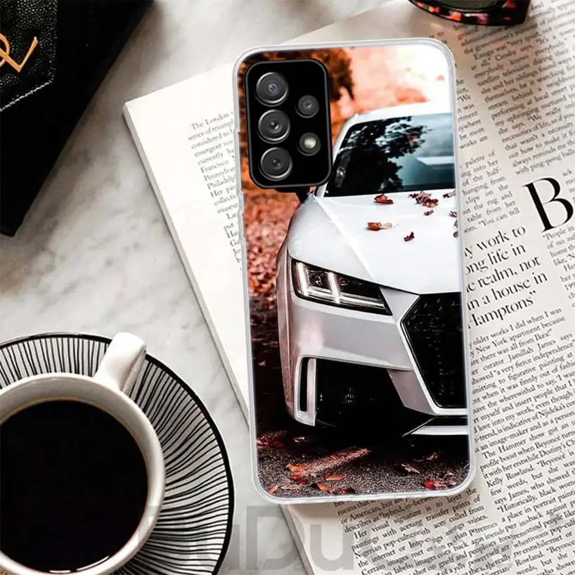 Super Car For A-Audis R-S Sport Phone Case For Samsung Galaxy A15 A14 A54 A13 A53 A12 A52S A55 A22 A23 A24 A32 A33 A34 A25 A35 A