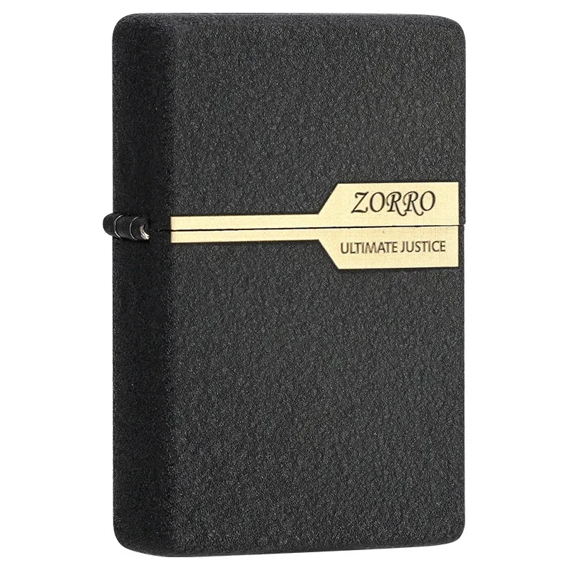 Zorro Kerosene Lighter, Double-headed Logo, Original Copper, Copper Shell, Windproof, Hot-selling, Can Be Wholesaled with Box