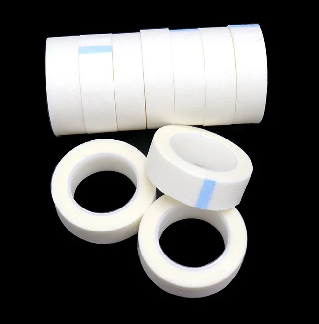 Neue 1/5/10PCS Weiß Band Auge Falsche Wimpern Patch Atmungsaktive Medizinische Papier Bänder Wimpern Verlängerung Lint Augenlid Aufkleber 9M * 1,25 CM – Detail 5