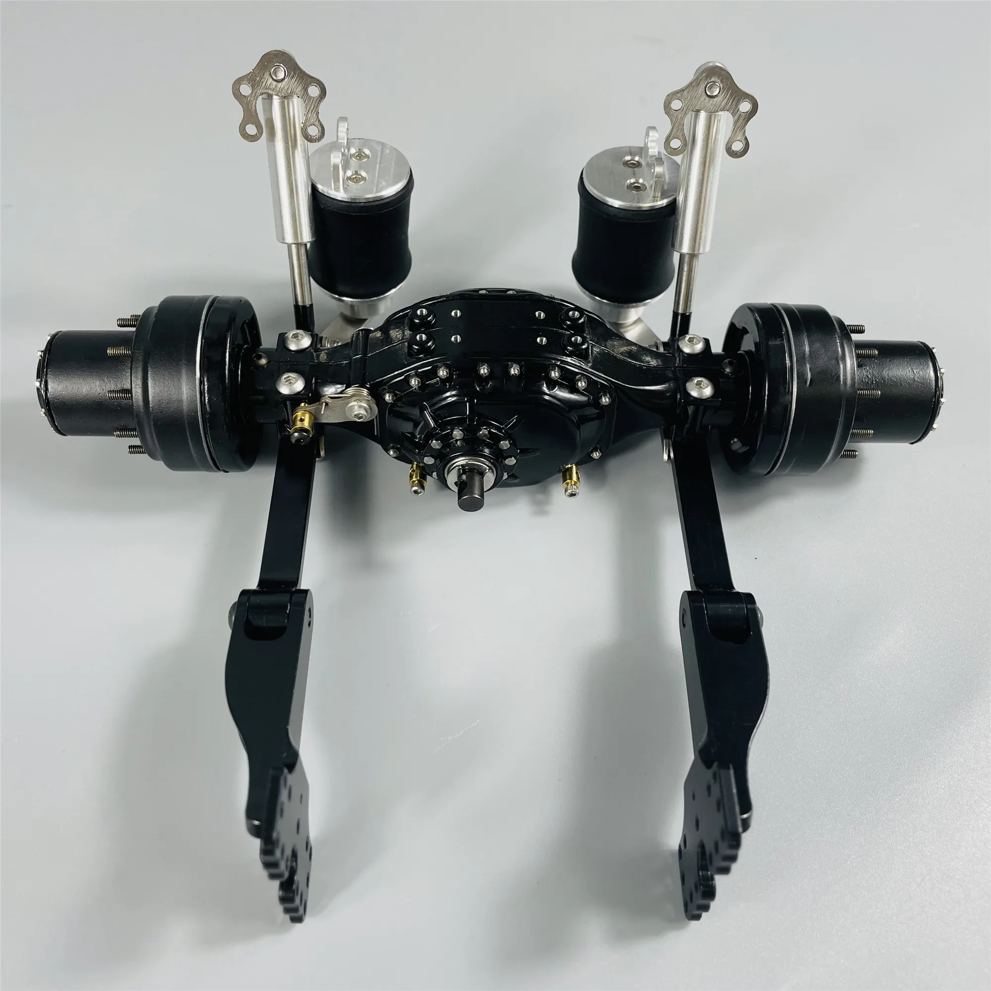 Axle Airbag Suspension for Tamiya 1/14 RC Truck Sca Benz VOLVO MAN Iveco Single-bridge Dual Airbag Suspension 1:14 Tractor