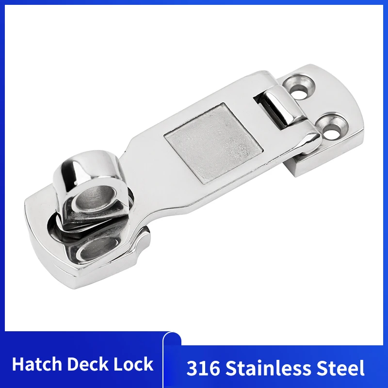 

316 Stainless Steel Anti-Rattle Latch Boat Locker Fastener Clamp Marine Locker Latch Boat Hooks Buckle Accessories