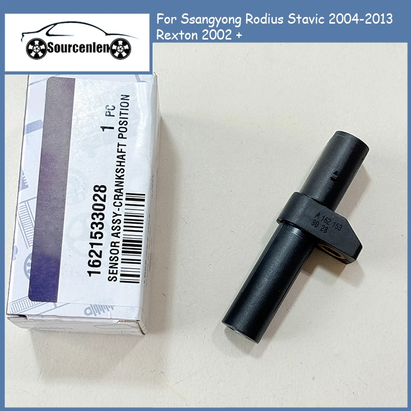 Capteur de position du vilebrequin pour Ssangyong Rodius Stavic 2004-2013 Rexton 2002 + OEM 1621533028
