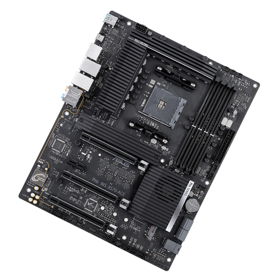 ASUS PRO WS X570-ACE AMD X570 AM4 Motherboard Support Ryzen Ryzen
