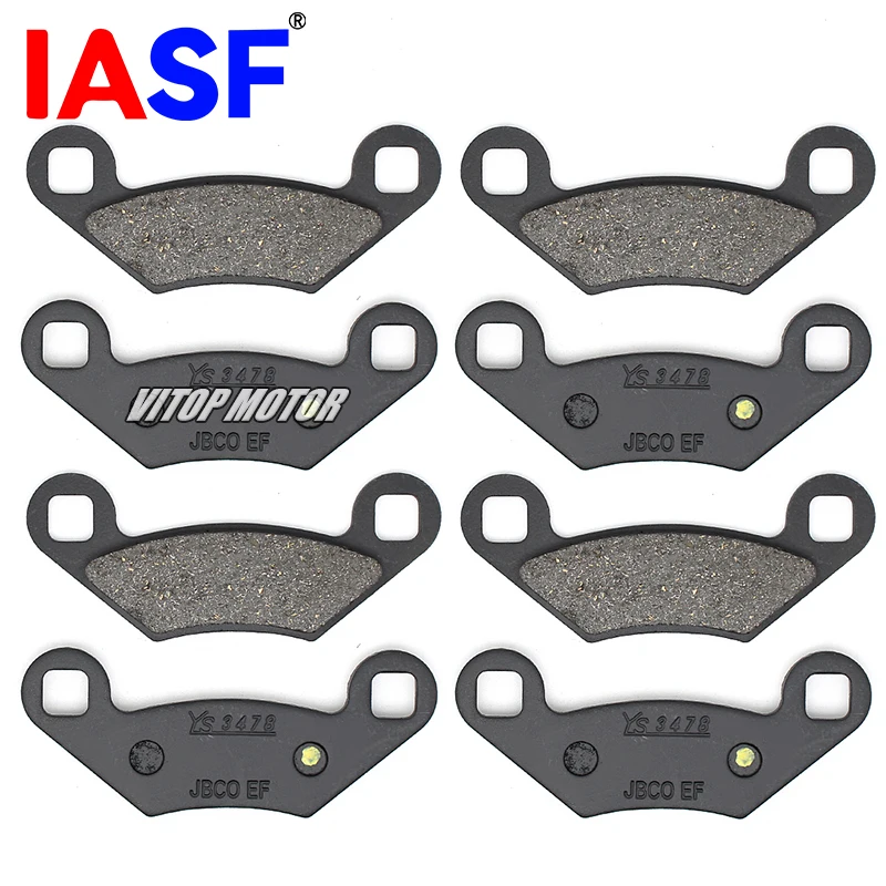 IASF Front and Rear Brake Pads For POLARIS 500 550 XP Sportsman 300 Hawkeye Forest 500 850 Forest Moto Disc High Quality Replace