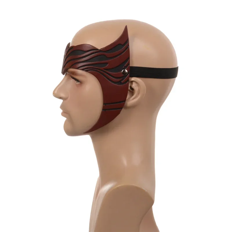 فيلم القرمزي الساحرة واندا تأثيري أغطية الرأس زي ماكسيموف لينة بولي تاج قناع غطاء الرأس حفلة الهالوين تيارا هدية الدعامة @ 0Z *