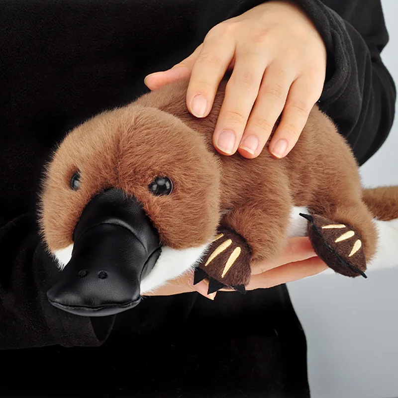 Platypus Plush Toy High Fidelity Cute Doll Duckbill Plushie Egg Lifelike Animals Simulation Stuffed Doll Kawai Toy Gifts For Kid