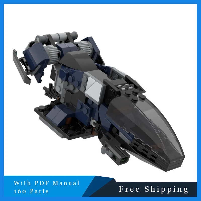 

160 деталей MOC Creative Universe, транспортные самолеты, технология, модульные строительные блоки, модель для детей, сборка игрушек, праздничные подарки