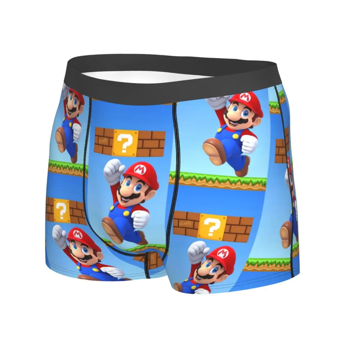 Super-Marios Underwear Printed Boxershorts Hot Sale Males Underpants Comfortable Shorts Briefs Gift