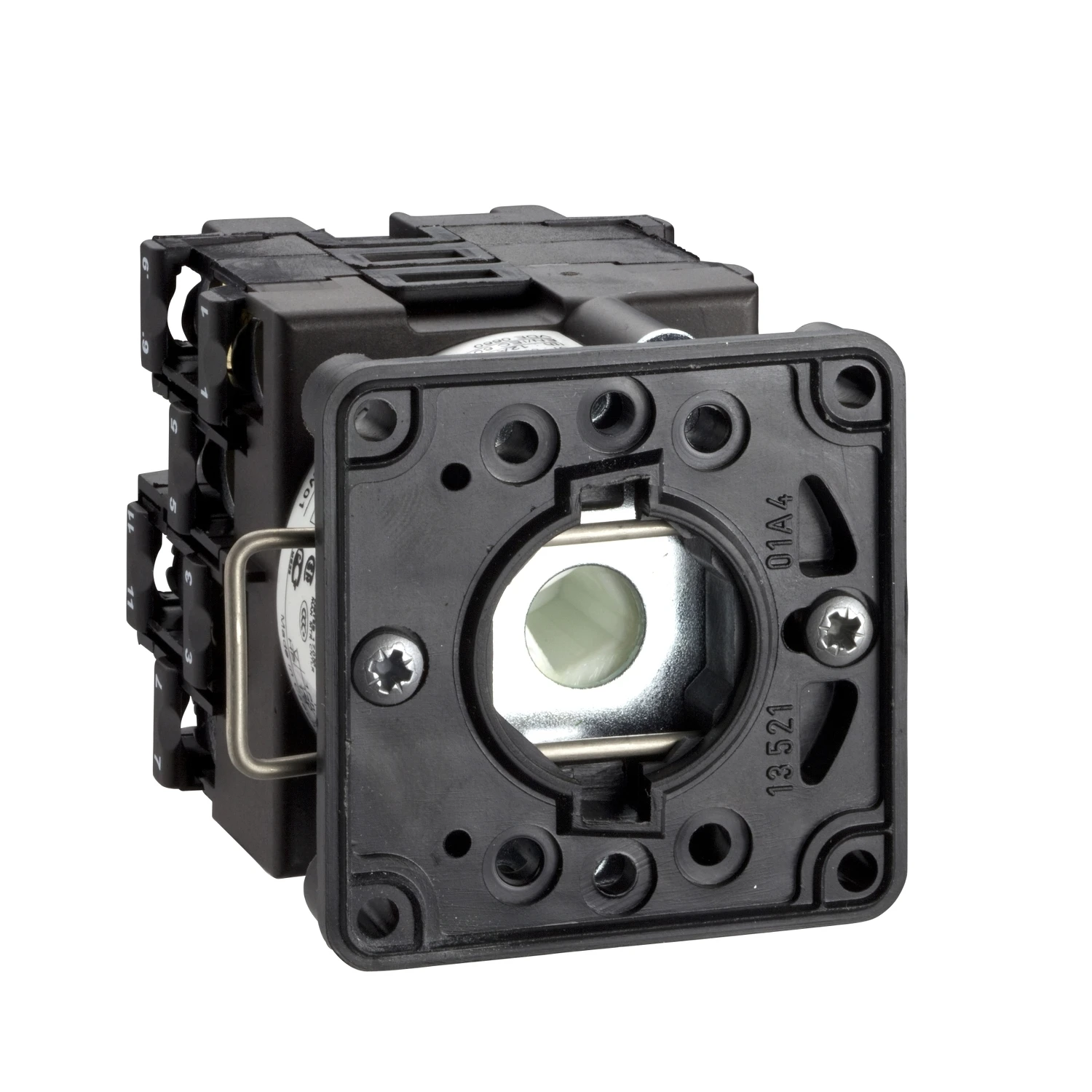 K1F-006N K1F006N body for stepping switch - 1 pole - 45° - 12 A - for Ø 22 mm