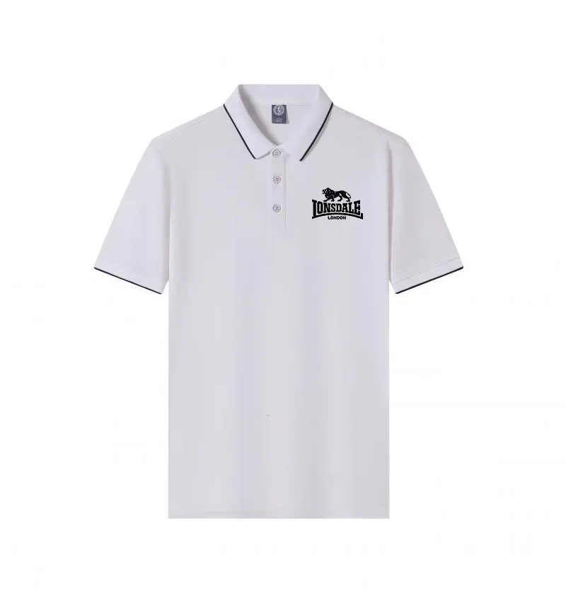 Newly released hot brand Polo shirt cotton blended spring and summer men\'s outdoor sports T-shirt casual sports fashion top