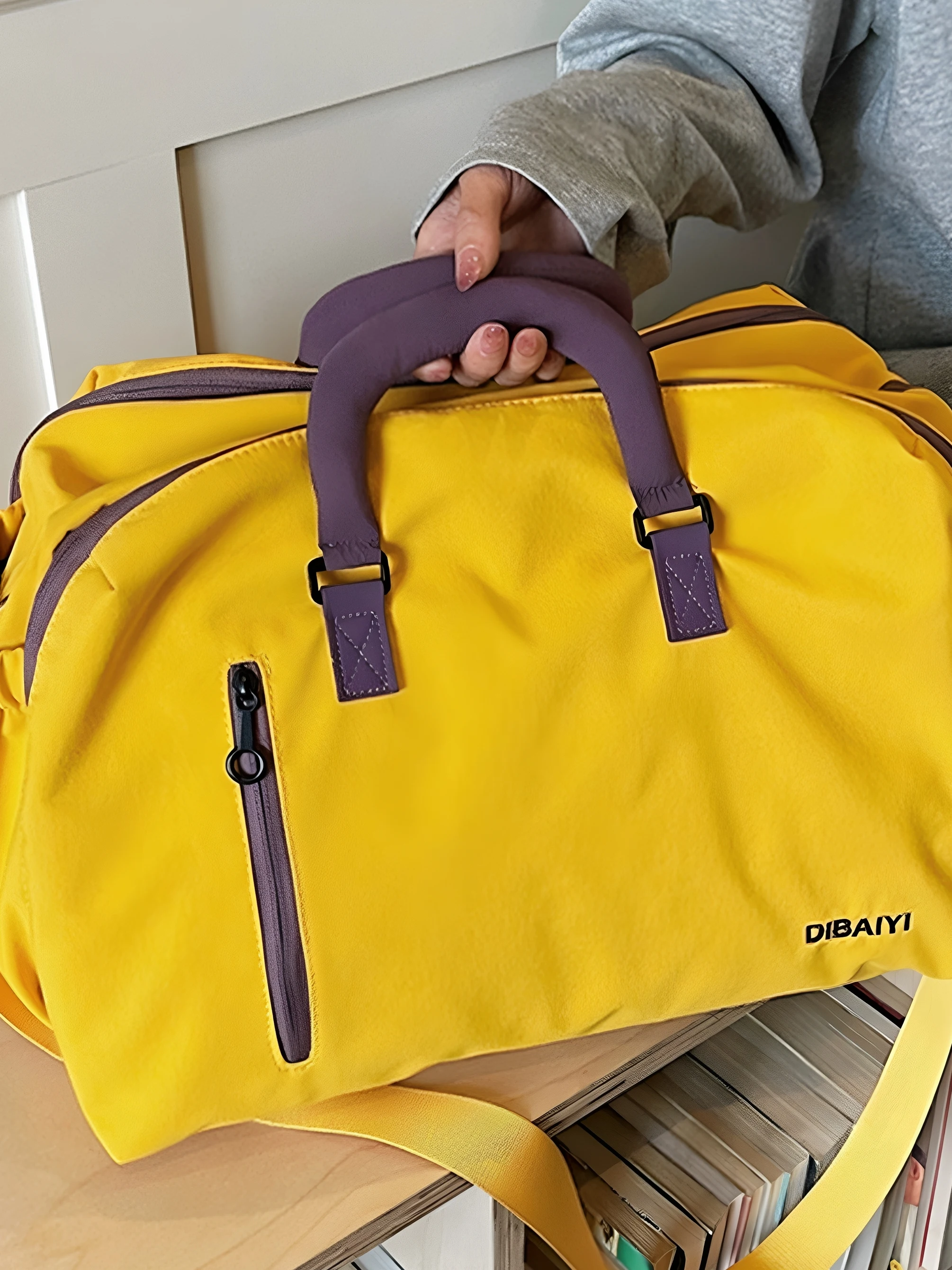 large-capacity-travel-bag-women's-travel-suitcase-handbag-fitness-bag-pregnancy-bag-single-shoulder-bag-lightweight-carry-on