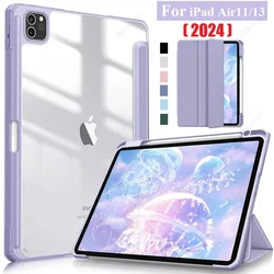 Funda con Portalápices para iPad Air 6th Generation, 11 pulgadas, M2 2024, Ipad 10th Gen Air4 5 Gen, ''10,9, 10,2'', 9th 8th 7th Case