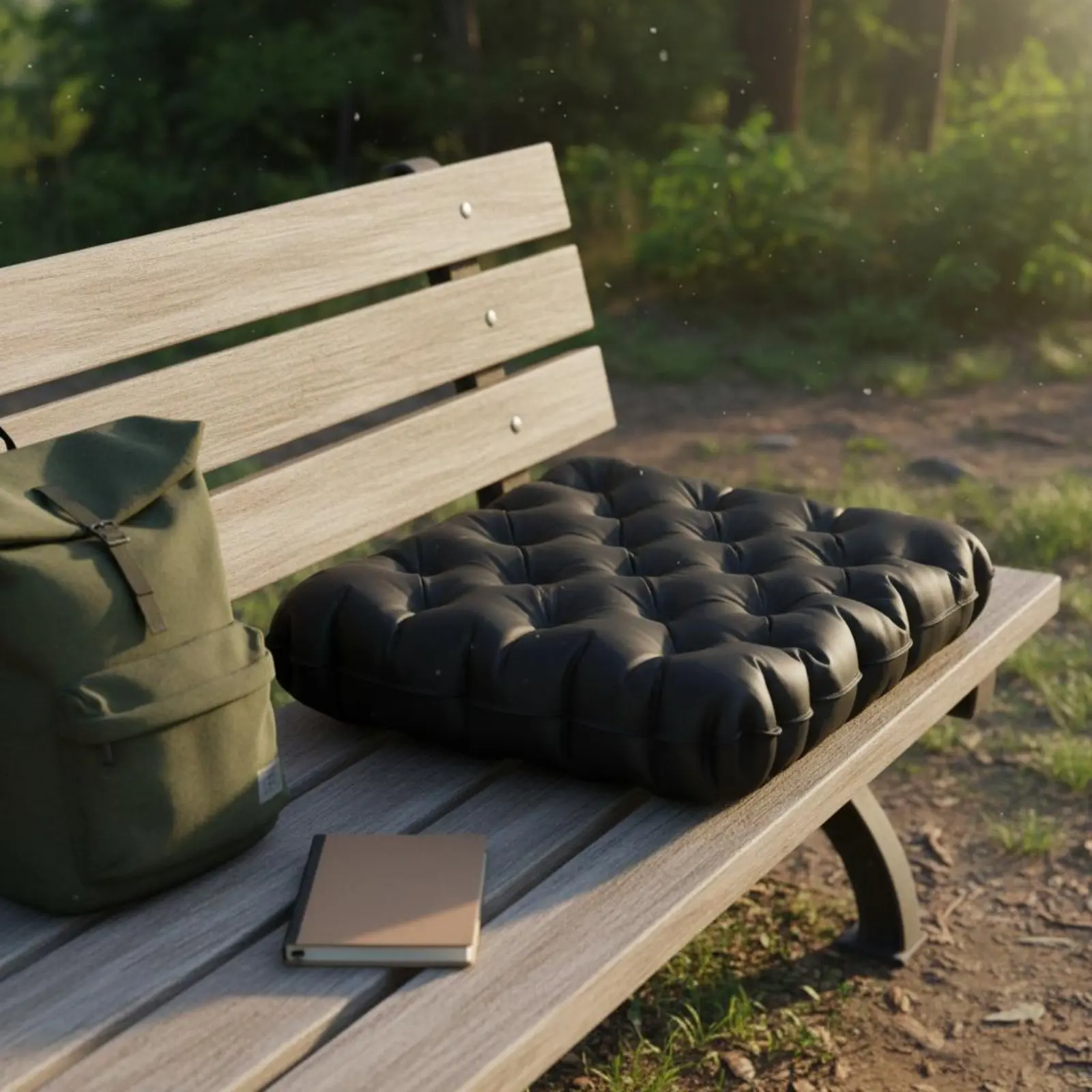 Inflatable Pad Featherlight Portable Seat Pad Camping Seat Pad Moisture-Resistant for Outdoor Dining
