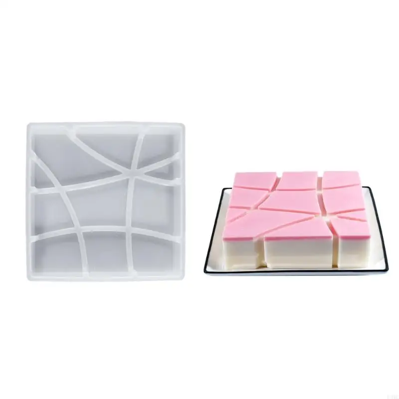 

R3MC Baking Mold for Chocolate Mousse Pastry Dessert Jelly Puddings Silicone Bakeware