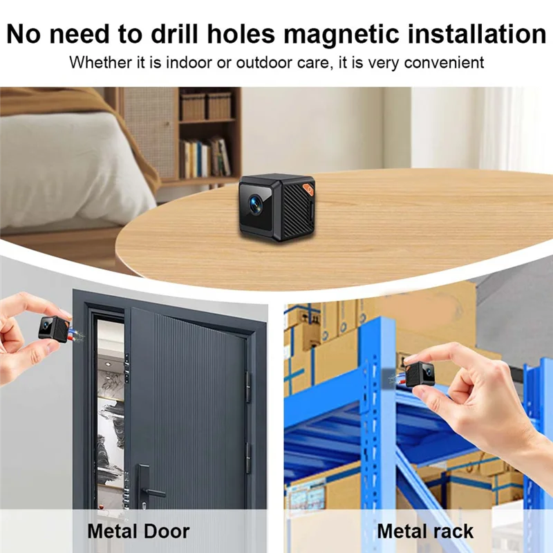 

B48A 1080P HD Camera 1080P Mini Wifi Camera Night Vision Motion Detection Surveillance Camcorder Loop Recording Camera