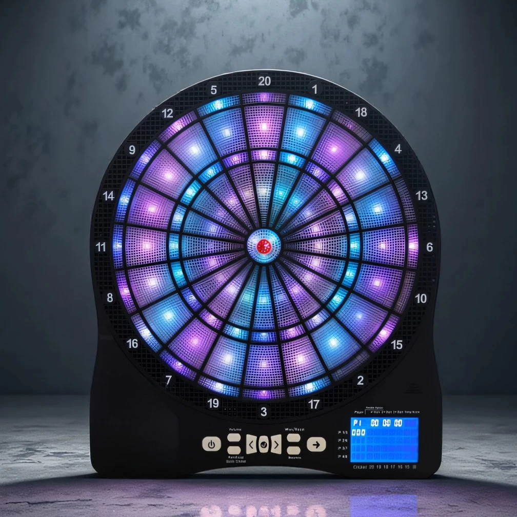 Automatic scoring safety luminous electronic dart board set