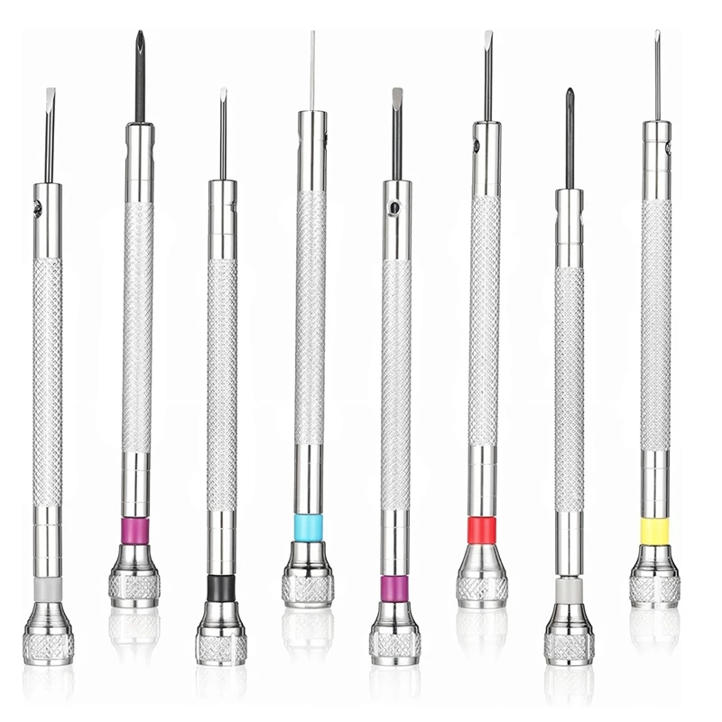 

AD33 HOT 8-Piece Precision Screwdriver Set, Watch Repair Screwdriver Set, Screwdriver Set For Glasses Repair, Electronics Repair