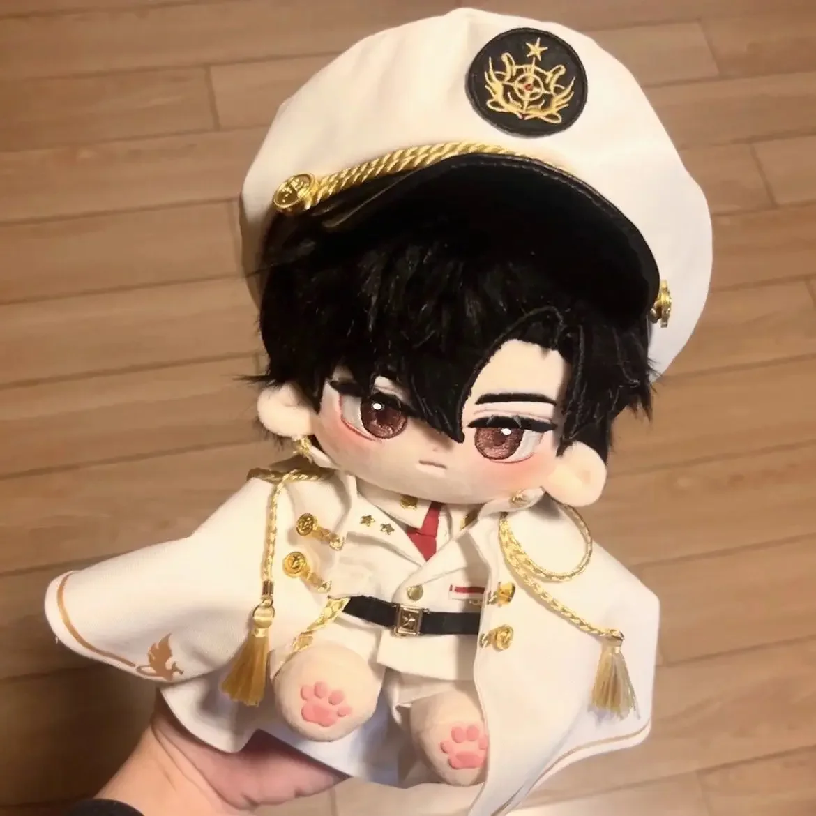 

20cm Game Far Beyond the World Gu Shiye Handsome Boy Cosplay Plush Doll Stuffed Body Dress UP Toys Pillow Xams Gift