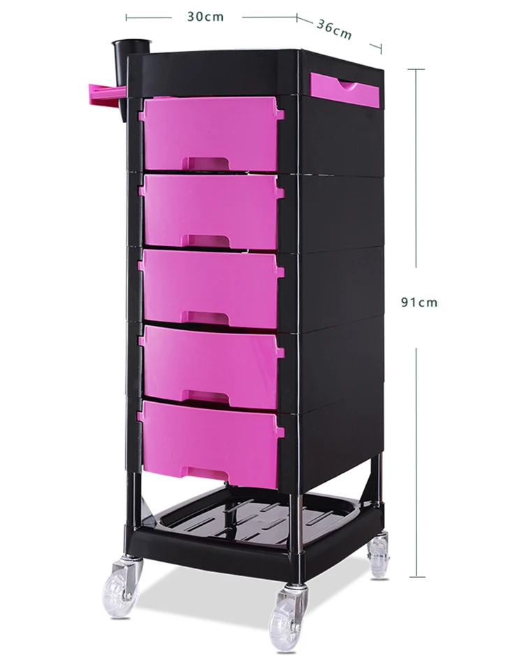 Trolley Cart Organizer Wheels Spa Furniture Lash Hair Salon Multi-purpose Manicure Aesthetics Tattoo