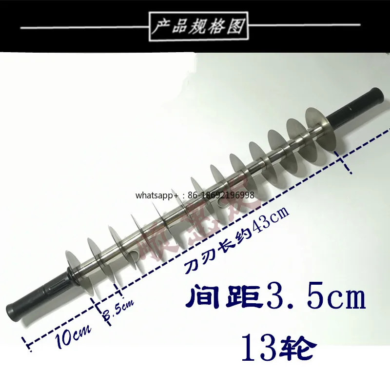 Fritters Roller Cutter, Tofu Splitter, Artifact Stainless Steel Baking Tool