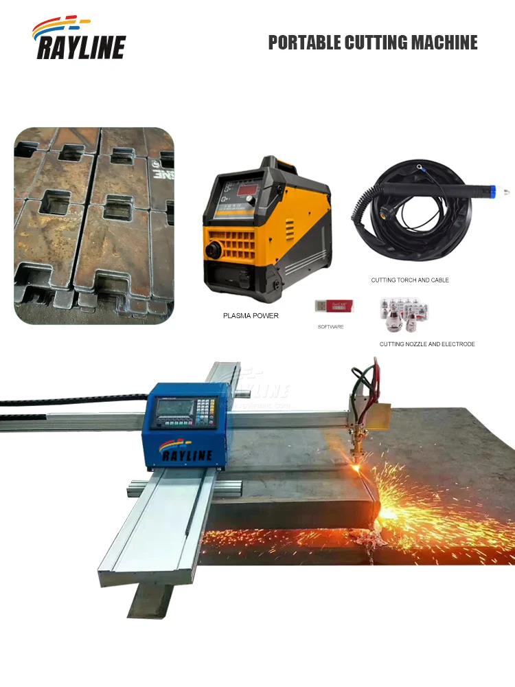Robotec Mini CNC plasma cutting machine Table Type Effective 1500*2500mm 4*8ft CNC Plasma Cutter For Iron Carbon Metal Sheet