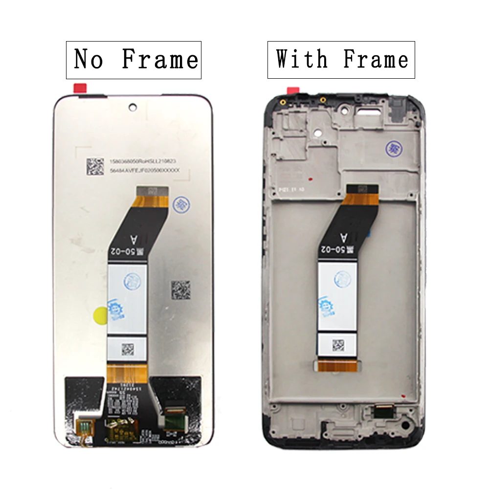 Original LCD For Xiaomi Redmi 10 LCD Display Touch Panel Screen Digitizer Assembly For Redmi 10 Prime 21061119AG LCD With Frame