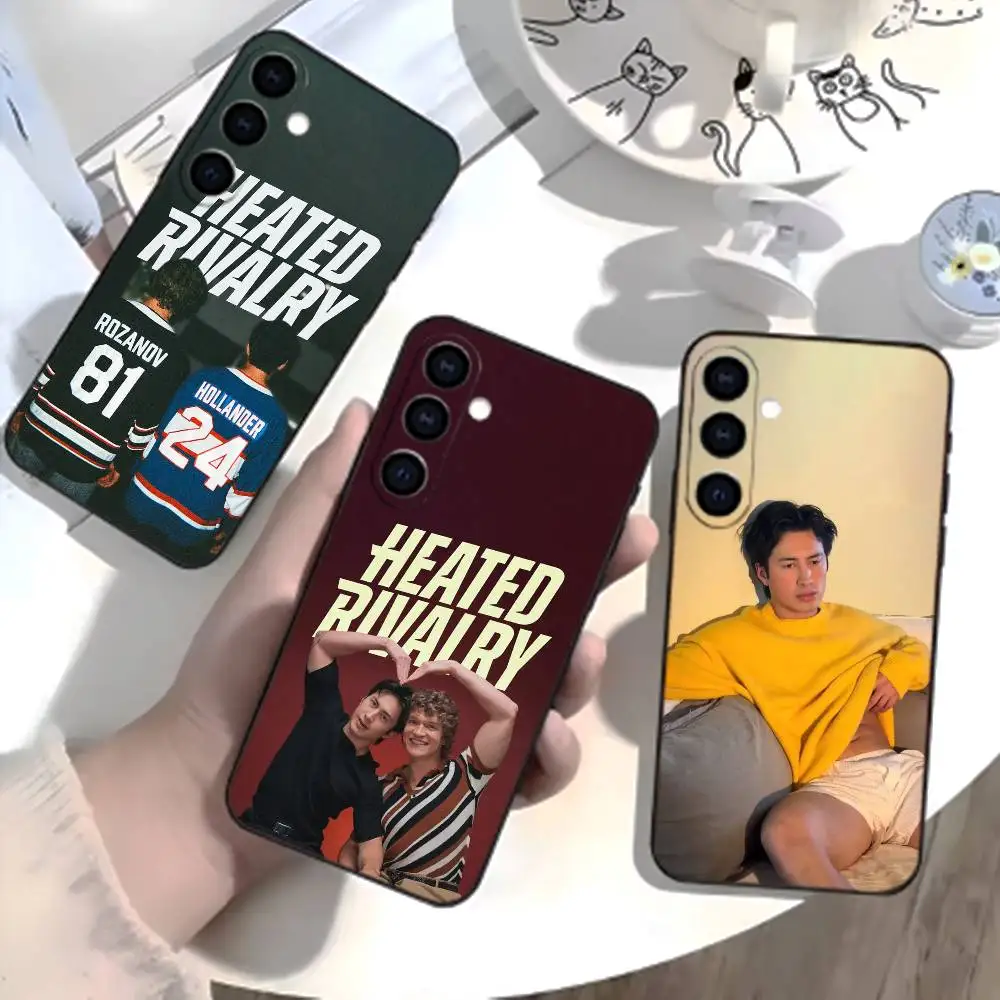 

P-Heated-Rivalry Storrie Phone Case For Samsung Galaxy A73,A21s,A22,A31,A52,A53,A71,A41Soft Black Shell