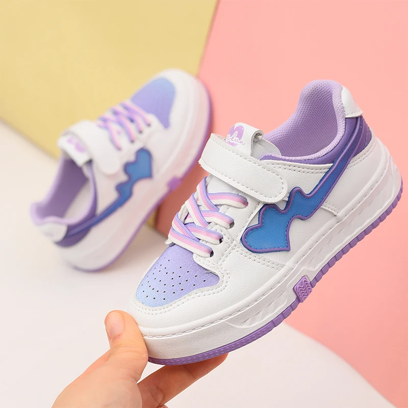 

Girls' Shoes 2025 Spring and Autumn New Children's Board Shoes, Mid to Large Children's Casual Shoes, Soft Soled Sports Shoes, V