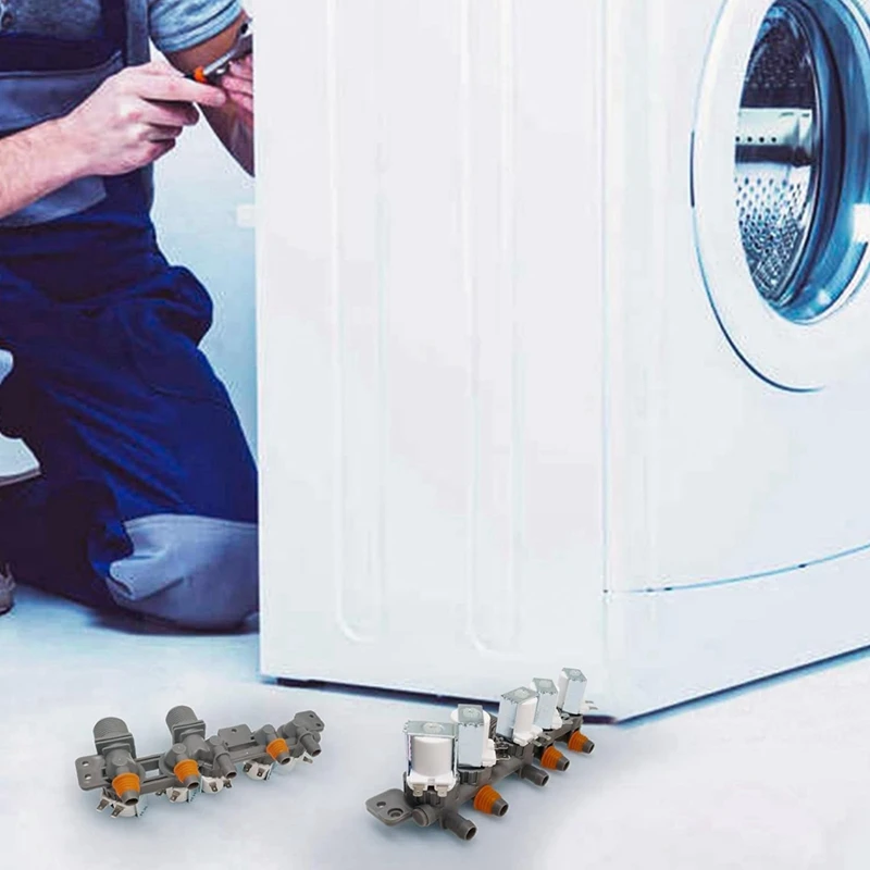 صمام مدخل مياه غسالة لغسالة كينمور LG ، AJU73213301 ، AJU75152601 ، AJU75152603 ، WT1101CW ، WT1501CW ، WT5270CW