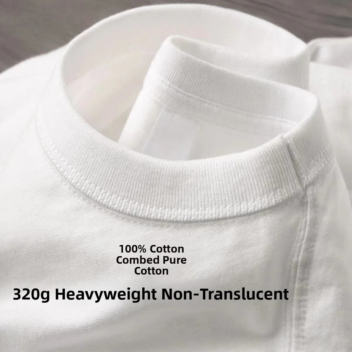 Cseta de manga corta de aodón ueso para hombre, estilo americano, color blanco puro, media manga, ajuste hoado, anti...